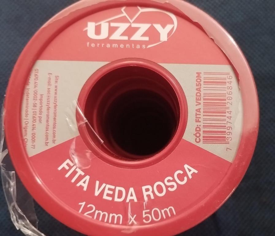 FITA VEDA ROSCA VERMELHA GRANDE  12X50