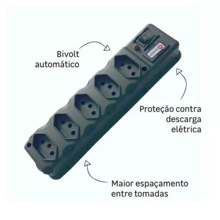 FILTRO DE LINHA 4 TOMADAS 10A