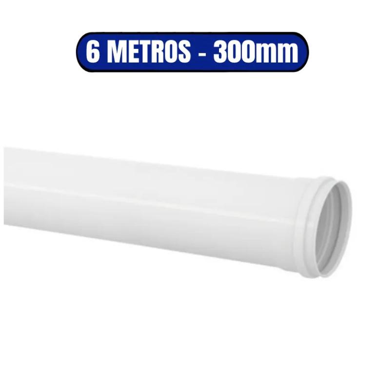 TUBO ESGOTO 6M Dn 300Mm