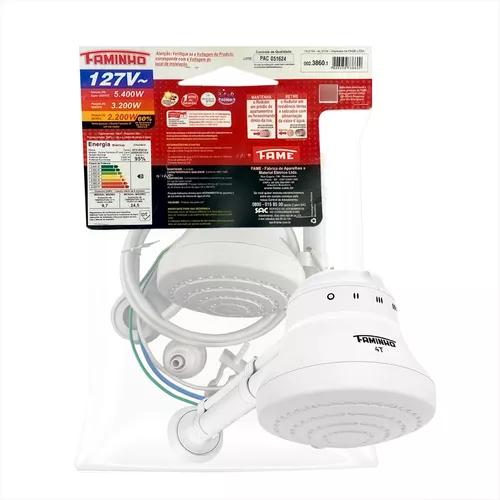 DUCHA 4 TEMPERATURAS FAME FAMINHO C/CANO 127/5400W