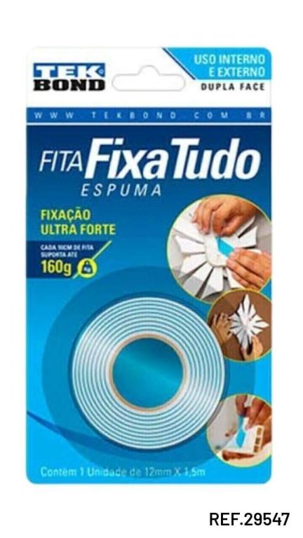 FITA DUPLA FACE BANANA 12X1,5 TEKBOND