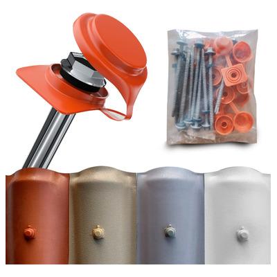 KIT PARAFUSO TELHA PVC C/10