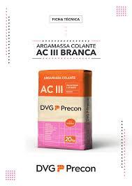 ARGAMASSA PRECON ACIII BRANCA