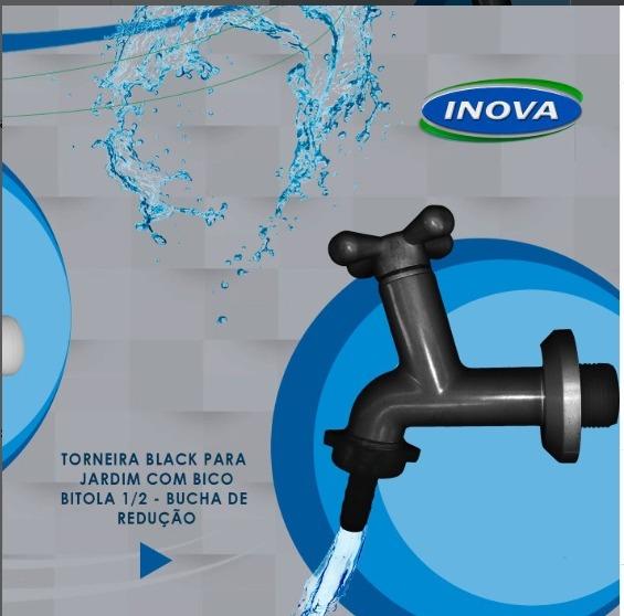 TORNEIRA PRETA ABS TANQUE / JARDIM