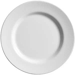 Prato de Sobremesa Plissan Branco