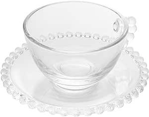Xicara com Pires Cristal Pearl