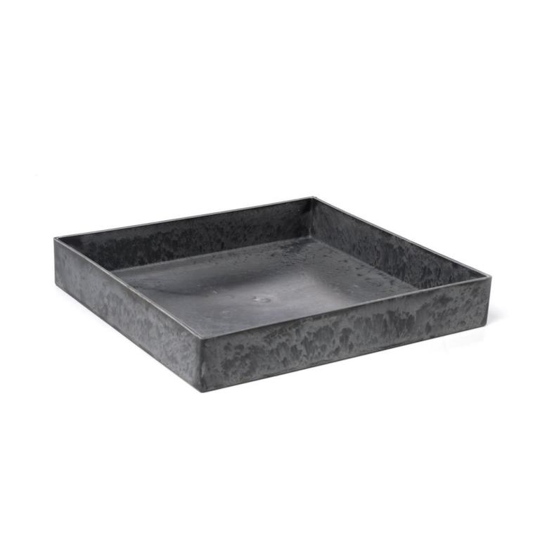 Base de Plastico Quadrada Chumbo pequeno