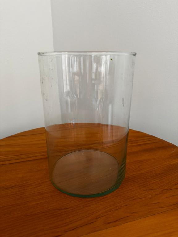 Vaso Cilindro de Vidro 14x20