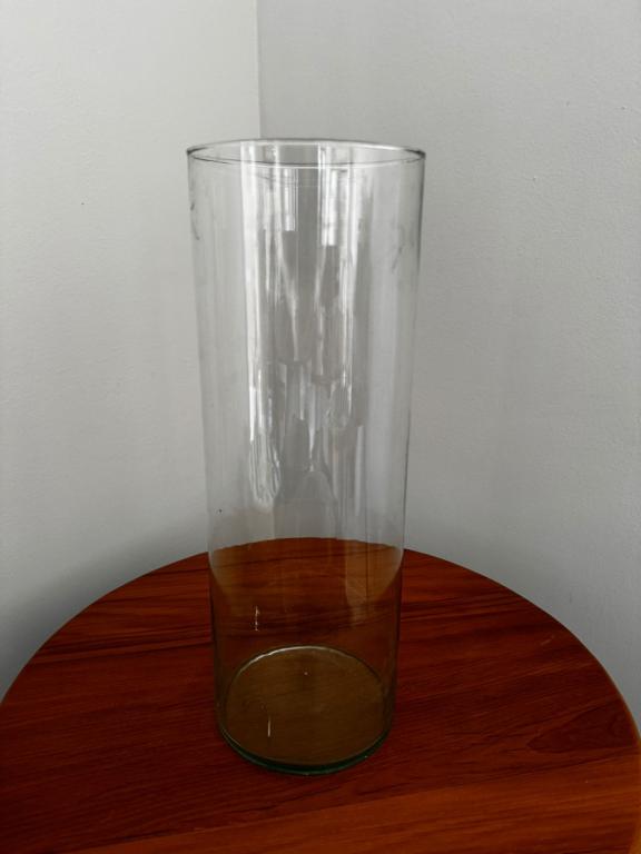 Vaso Cilindro de Vidro 14x40