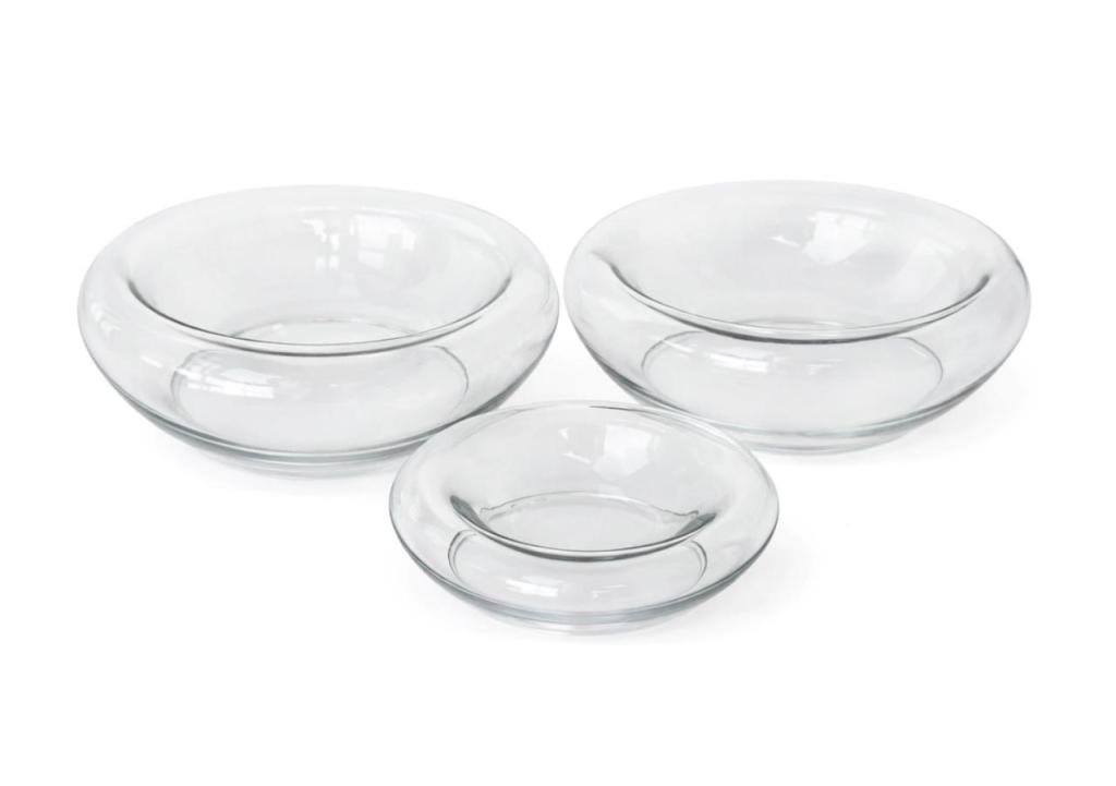 Kit de Bolws 3 tamanhos em vidro