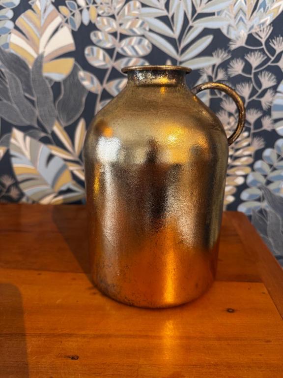 vaso dourado