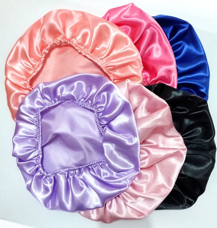 Touca De Cetim Anti-frizz, Toque De Seda Cor Variadas