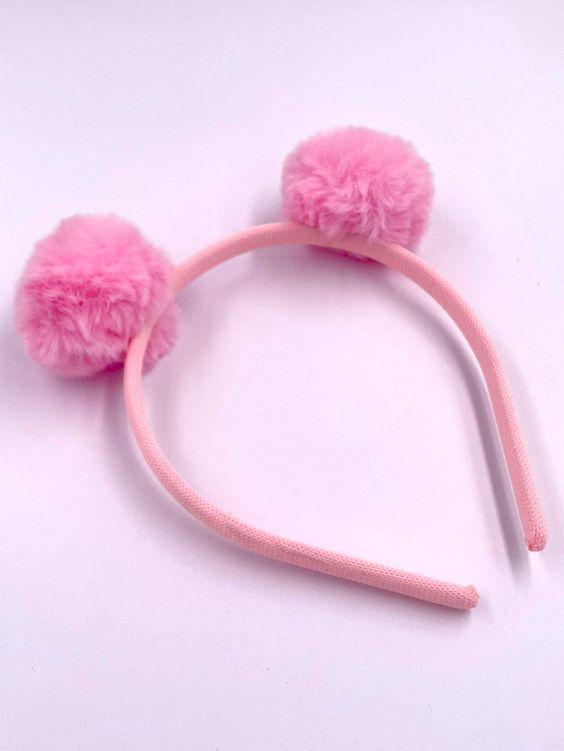 Tiara Infantil Festa Pompom Maria Clara Meninas Arquinho