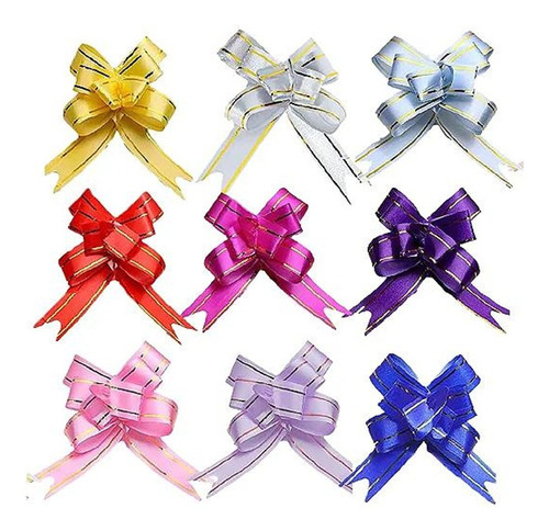 Kit 100 Laço Mágico Pequeno 11mmx205mm Presente Embalagem