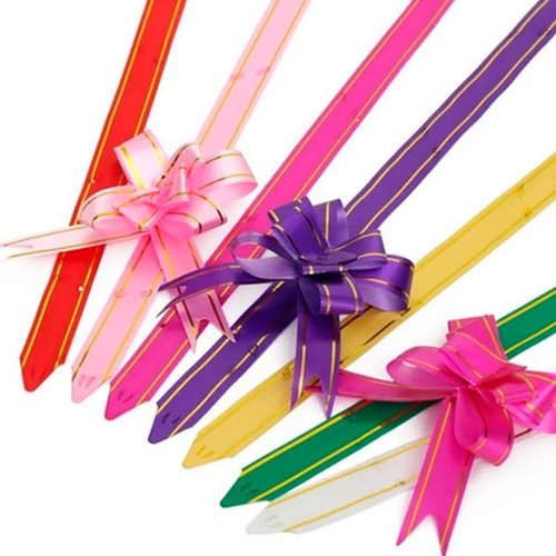 Kit 100 Laço Mágico Pequeno 11mmx205mm Presente Embalagem