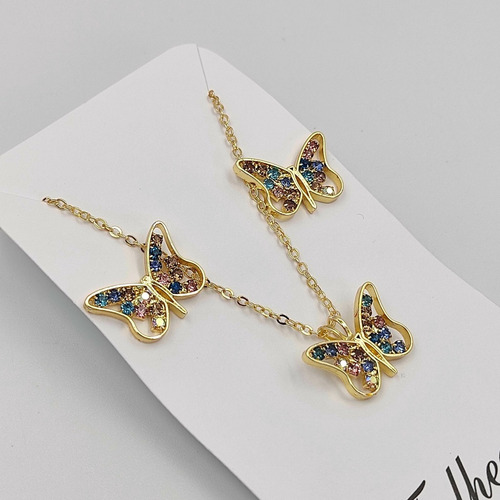 12 Kits Colar + Brinco Revenda Conjunto Folheado Atacado