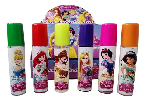 24 U Gloss Infantil Princesa Crianças Atacado Revenda Gloos