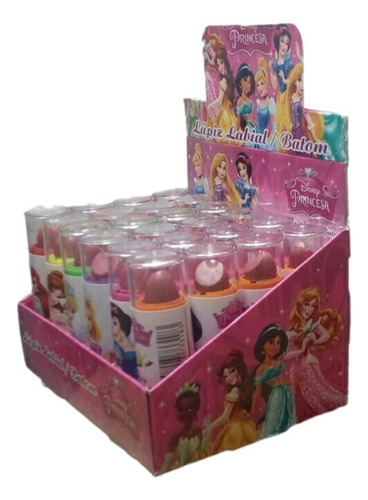 Kit 24 Batons Infantil Lembrancinha Princesa Disney Presente