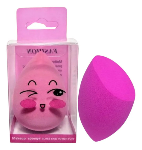 Kit 12 Esponjas De Maquiagem Chanfradas Base Make Up Sortidos Média