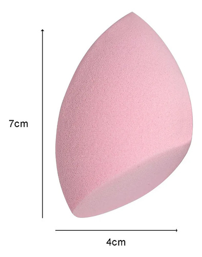 Kit 12 Esponjas De Maquiagem Chanfradas Base Make Up Sortidos Média