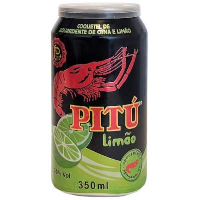 AGUARD. PITU LATA 12X350ML LIMAO