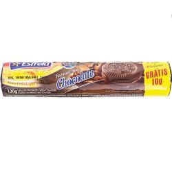 BISC RECH ESTRELA CHOCOLATE 30X130 GR
