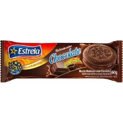 BISC RECH ESTRELA CHOCOLATE 30X60 GR