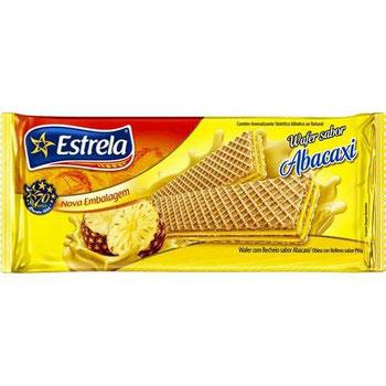 BISC WAFER ESTRELA ABACAXI 30X98GR