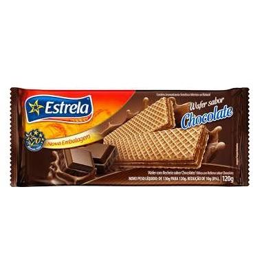 BISC WAFER ESTRELA CHOCOLATE 30X98GR