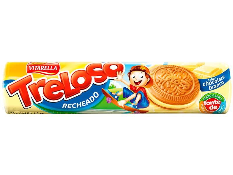 BISC TRELOSO CHOC. BRANCO 30X130GR