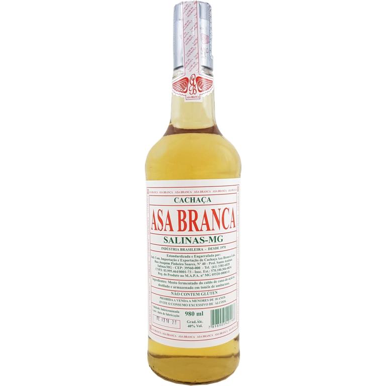 CACHAÇA ASA BRANCA 1X980ML