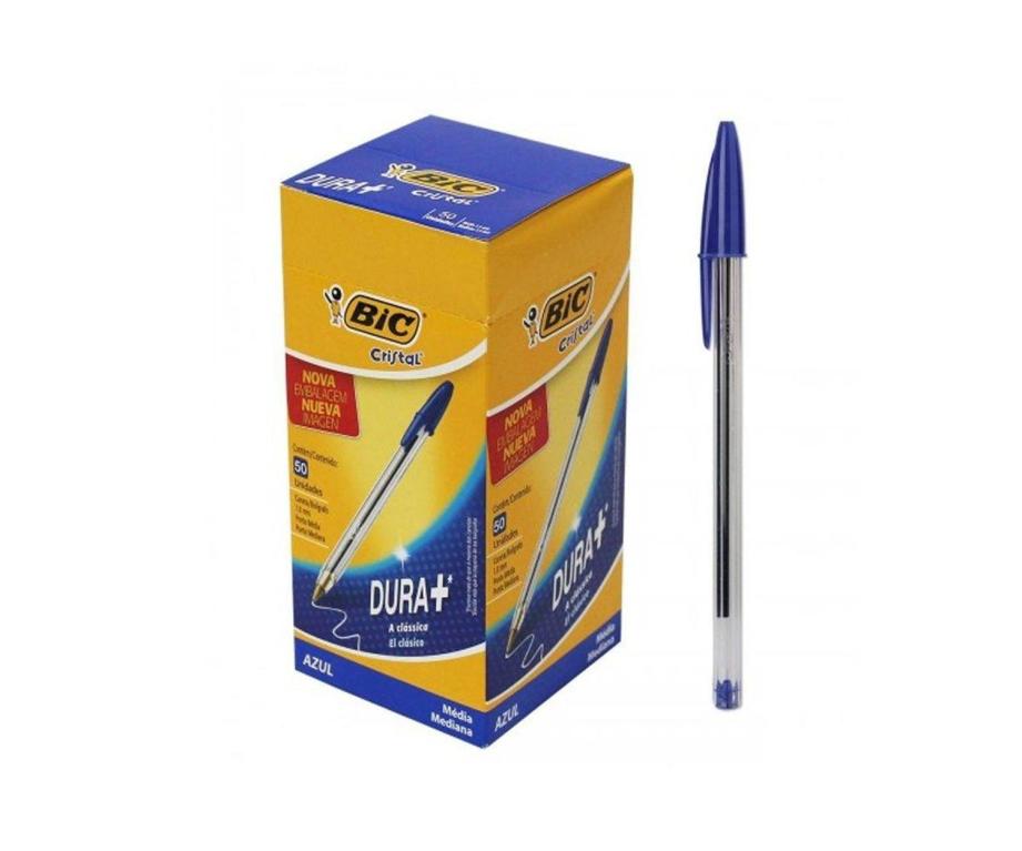 CANETA BIC CRISTAL AZUL 50 X 1