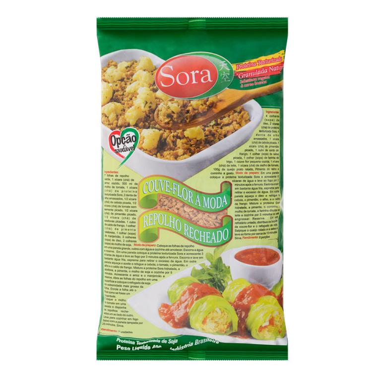CARNE DE SOJA SORA NATURAL 1X400G