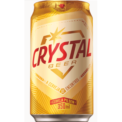 CERVEJA CRISTAL LATA 12X350ML