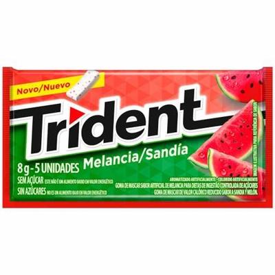 CHICLETE TRIDENT MELANCIA CX21UN