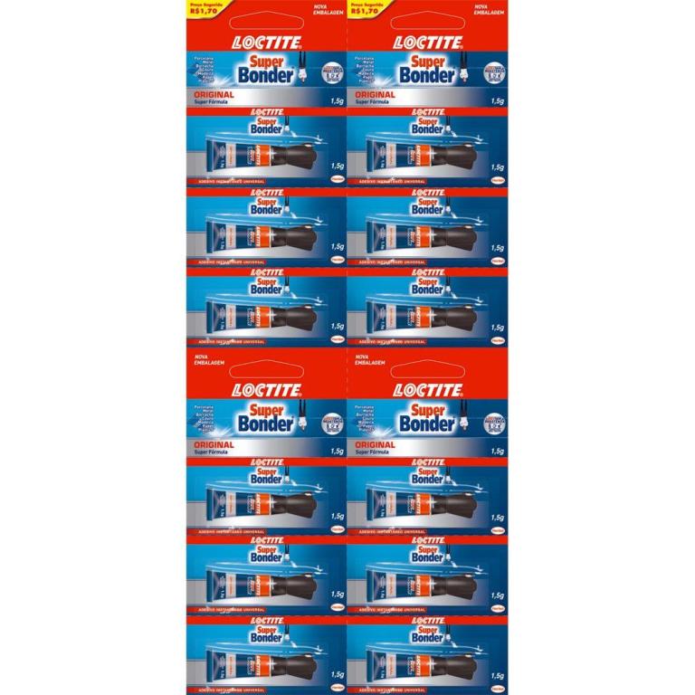 COLA SUPER BONDER 1,5GR CT/12