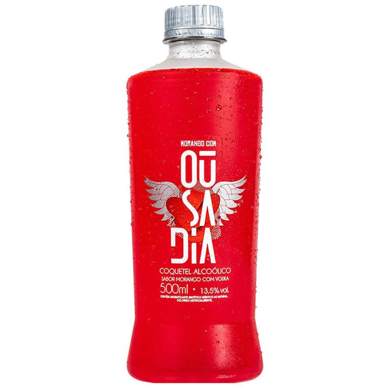 COQ.OUSADIA MORANGO 6X350ML