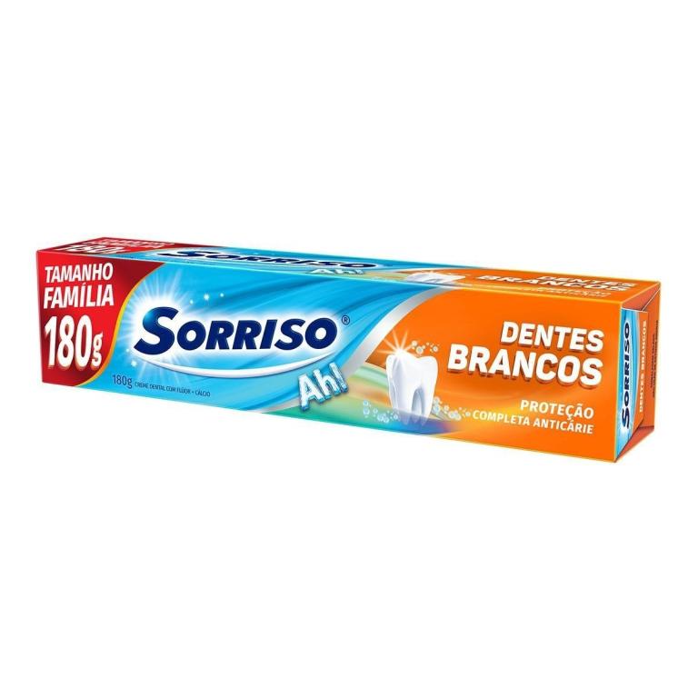 CREME DENTAL SORRISO D. BRANCOS 180G PCT/12UN