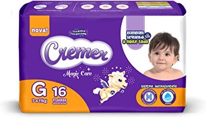 FRALDA CREMER JUMBINHO G 1X16UN