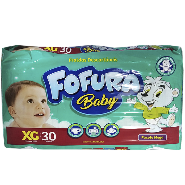 FRALDA FOFURA MEGA XG 1X30UN