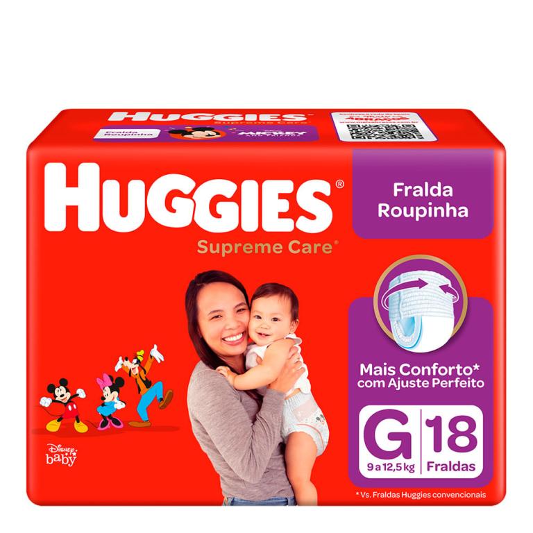 FRALDA ROUPINHA HUGGIES JUMBO G