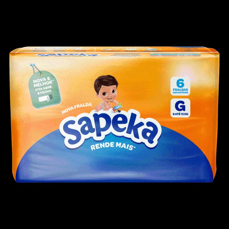 FRALDA SAPEKA REGULAR TAM G 1X6UN