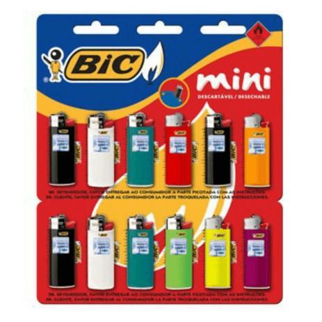 ISQUEIRO BIC MINI 12 X 1