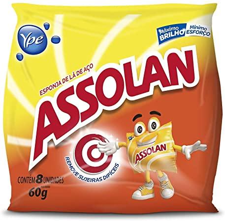 LA DE AÇO ASSOLAN 20X45G