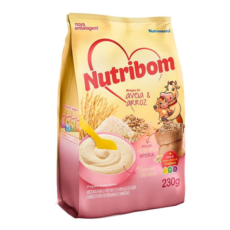 MINGAU NUTRIBOM AVEIA E ARROZ SCH 180G