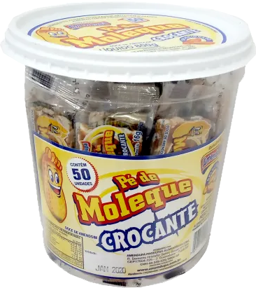 PE DE MOLEQUE CROC.AMENDUPA POTE1X800G