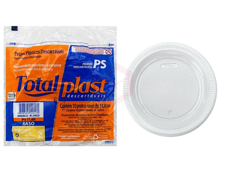 PRATO DESC. TOTALPLAST 15CM