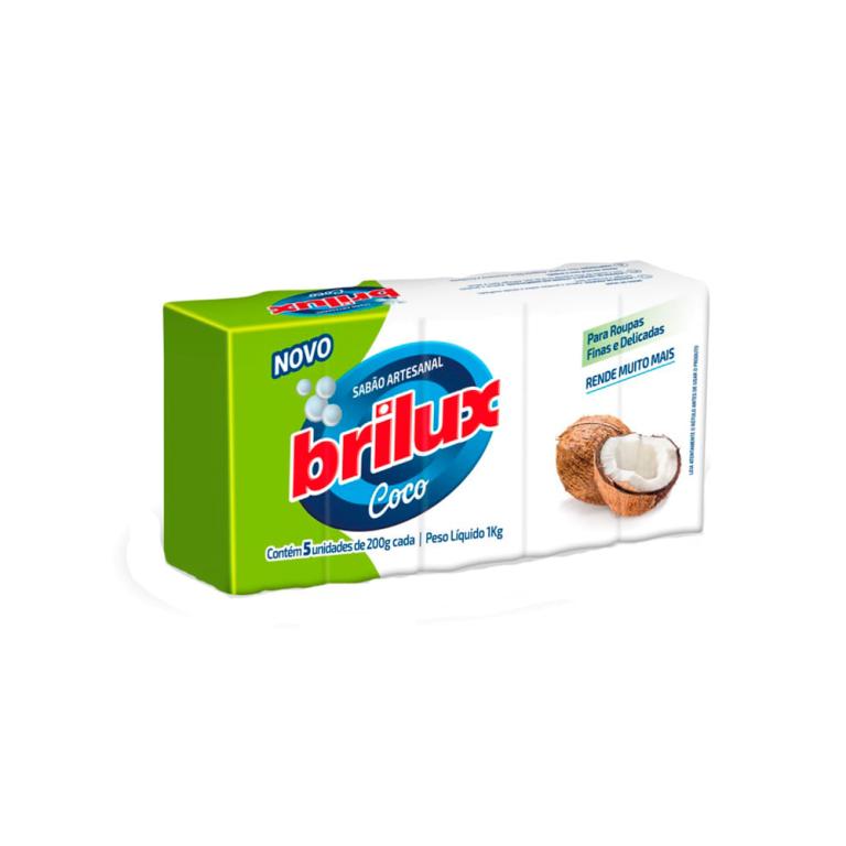 SABAO EM BARRA BRILUX COCO 5X200G