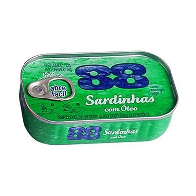 SARDINHA 88 OLEO 1X125 G