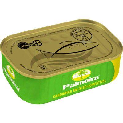 SARDINHA PALMEIRA 84G DREN 125G LIQ OLEO